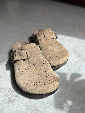 Needles Suede Clog Sandal